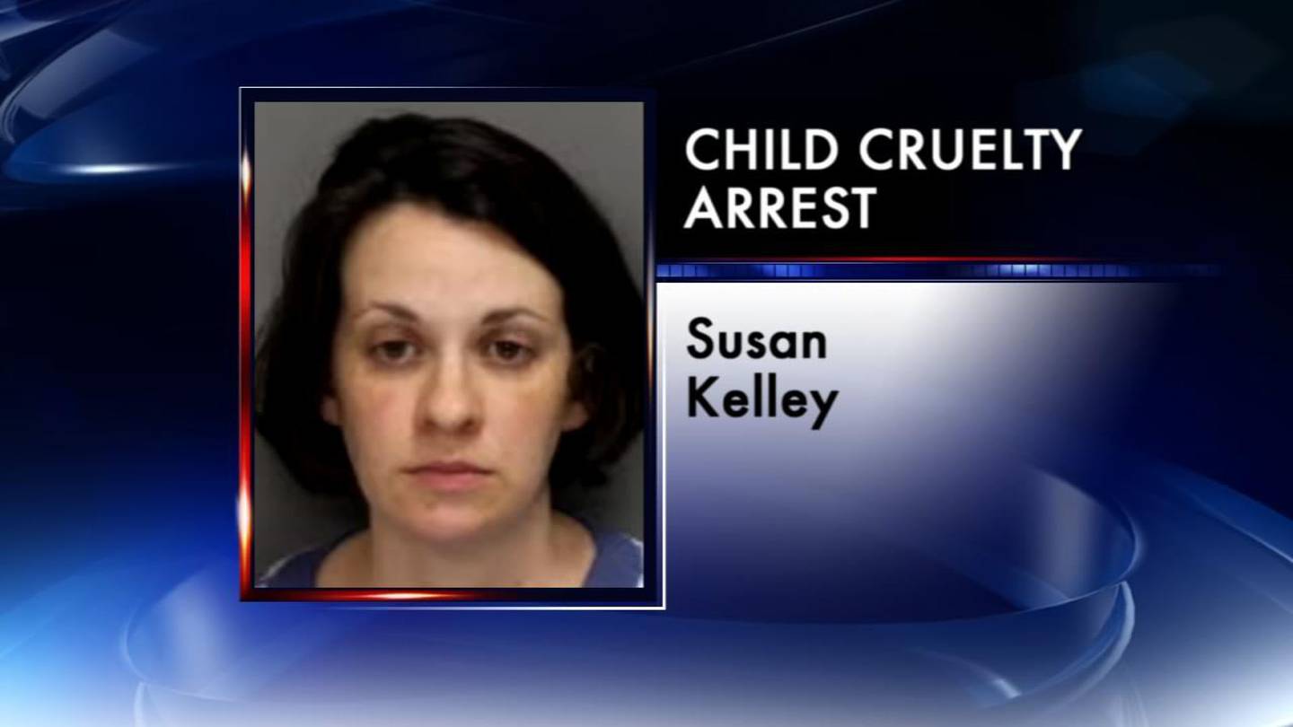 Cobb County woman arrested after sitting on son's head, police say