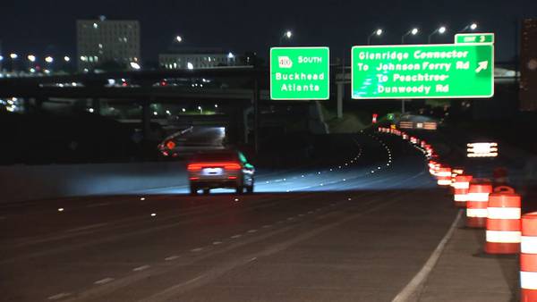 First day as weeks-long closure of Glenridge Connector ramps begin