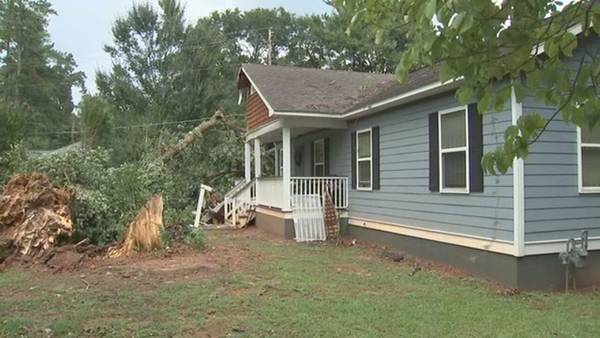 ‘I was in awe’: Atlanta family recall moments trees fell on their home during weekend storm