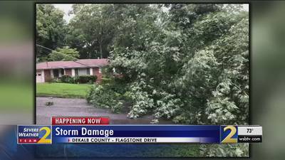 Thousands without power after severe storms slam metro Atlanta