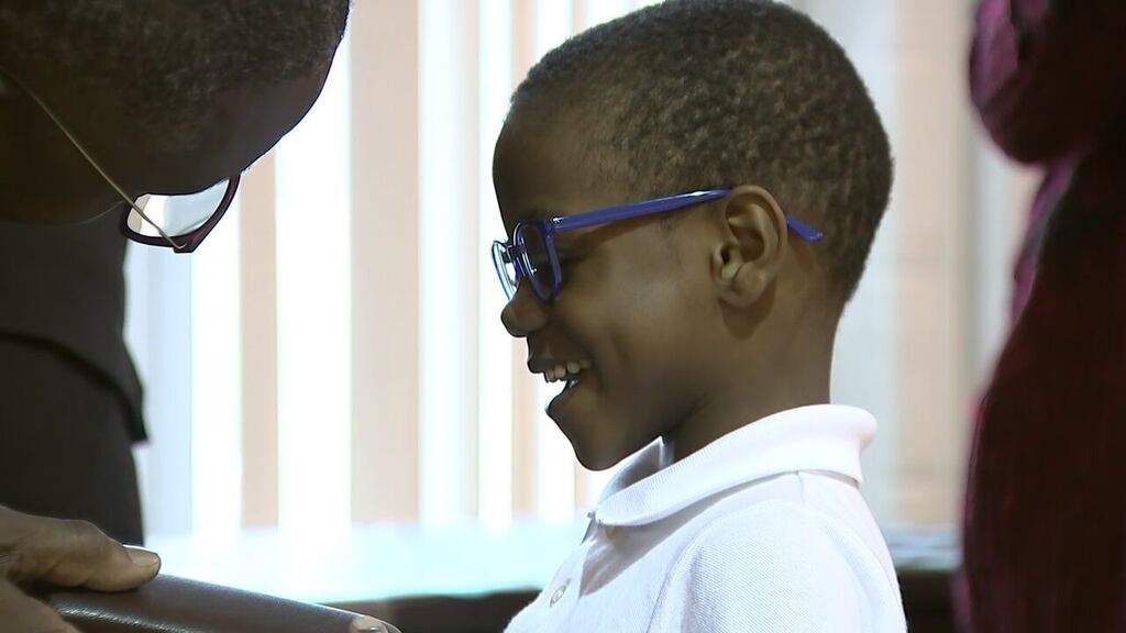 Free eyeglasses given to dozens of local elementary school