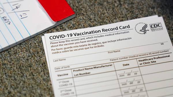 As travel picks back up, make sure you have your vaccine card handy