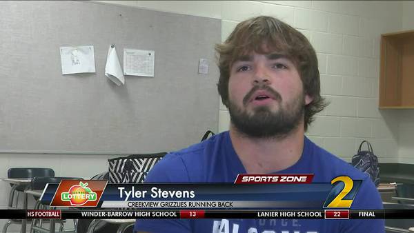 Creekview's Tyler Stevens: Georgia Lottery Scholar Athlete