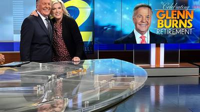 PHOTOS: Behind the scenes with Glenn Burns on his last day