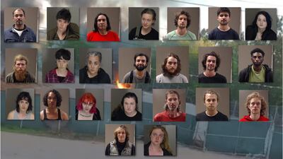 PHOTOS: 23 people charged after attack at proposed training facility