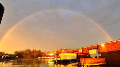 PHOTOS: Sunsets, rainbows seen after severe storms moved through north Georgia