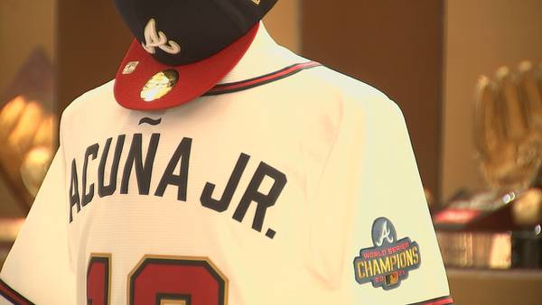 Fans get first look at new Braves gear ahead of Opening Day for World Series champs