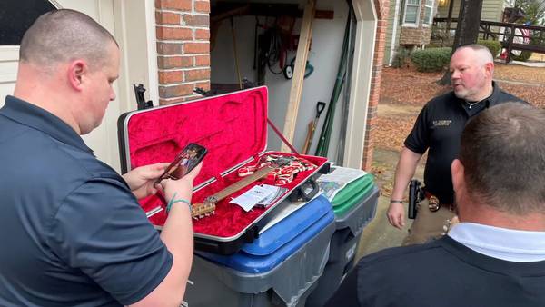 Musician praises Cobb police for recovering 20 stolen guitars found in storage unit