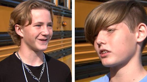 Middle schoolers save bus driver who had medical emergency while driving