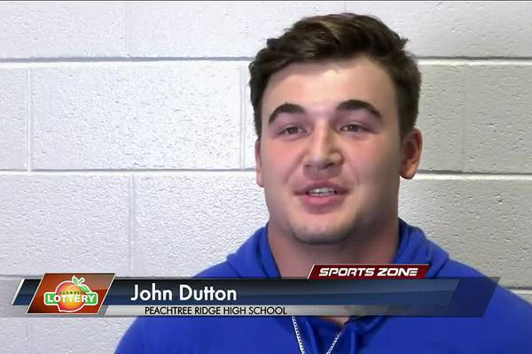 Peachtree Ridge's John Dutton: Georgia Lottery Scholar Athlete