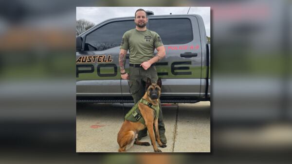 Meet the newest officer in Austell: K9 Oz