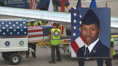 Body of U.S. Airman shot by Florida deputy returns home to Atlanta