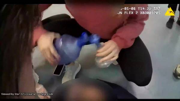 Video shows Coweta County deputy performing CPR on man who collapsed at YMCA 