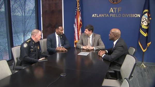 Partnership to get guns off the street between Atlanta, ATF, and others is saving lives, mayor says