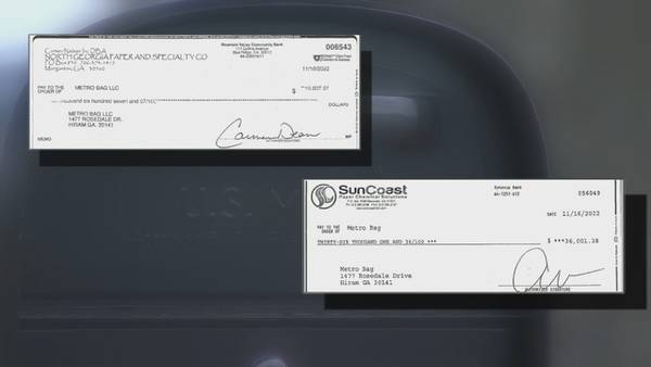 Metro Atlanta business says their checks were stolen, but can’t convince the bank that’s the case