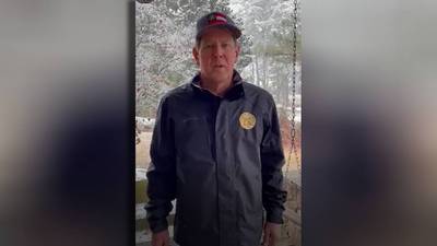 Gov. Kemp urges Georgians to stay in and off of area roads