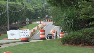 Some Milton residents upset about loss of trees, landscaping when GDOT widens Hwy 9