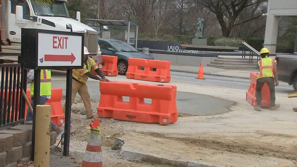 Large sinkhole that closed Buckhead businesses for days nearly repaired
