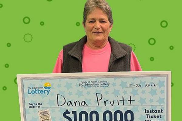 Second choice means $100K lottery payday for North Carolina woman