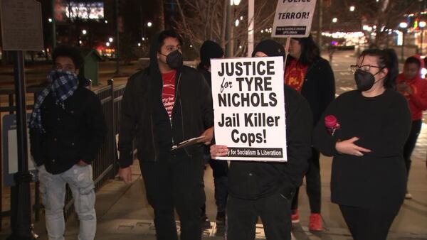 Protests begin in metro Atlanta in response to video of officers beating Tyre Nichols