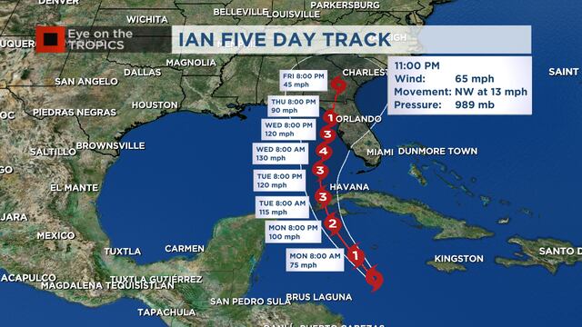 TIMELINE: Hurricane Ian updates Sept. 28 – WFTV