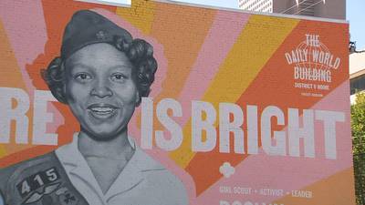 Mural honors Black Girl Scout and Civil Rights hero