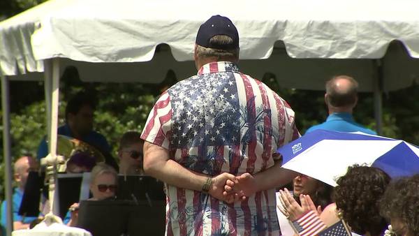 Hundreds gather to honor the fallen at Marietta National Cemetery on this Memorial Day