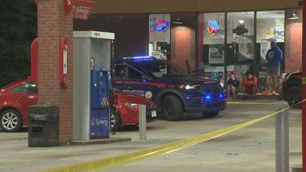 Police are investigating a shooting that happened at a gas station overnight