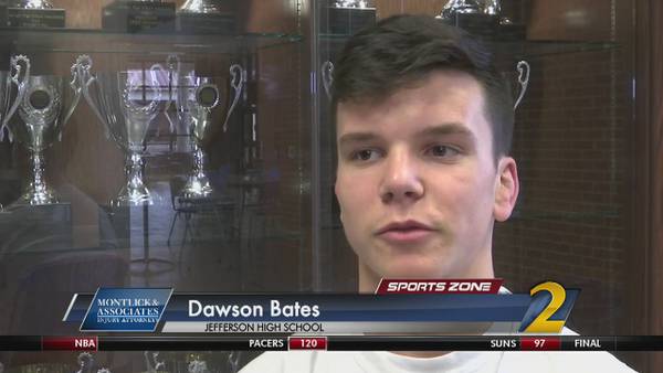 Jefferson's Dawson Bates: Montlick & Associates Athlete of the Week