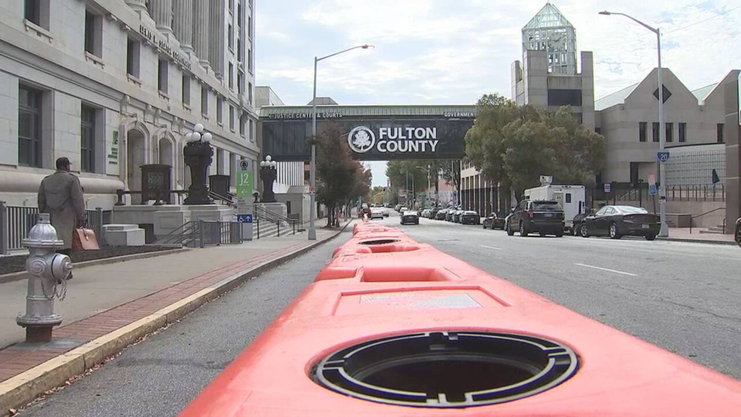 Barricades Back Up At Fulton Courthouse As Training Center Protesters Prepare To Be Arraigned 7514