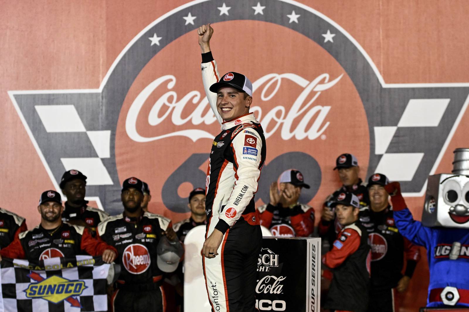 Christopher Bell wins the rainshortened CocaCola 600 for his 8th