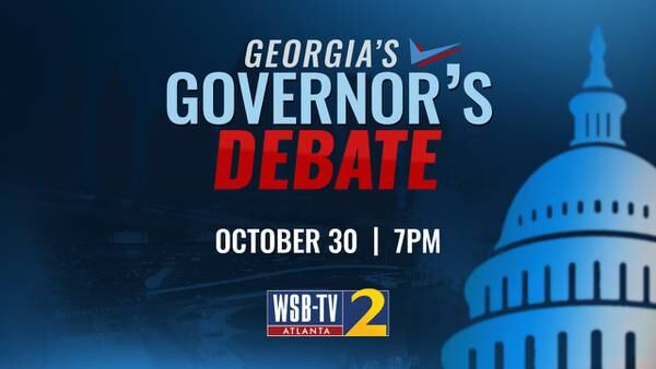 WSB-TV Channel 2 hosts debate featuring candidates for Georgia governor