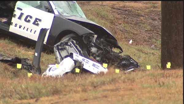 Douglasville officer critically injured after crash in Carroll County, officials say