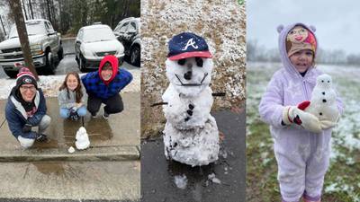 Atlanta continues its hilarious tiny snowman tradition