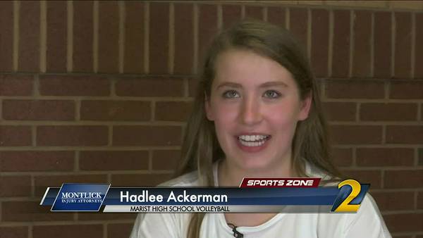 Marist's Hadlee Ackerman: Montlick Injury Attorneys Athlete of the Week