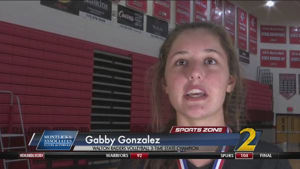 Walton's Gabby Gonzales: Montlick & Associates Athlete of the Week