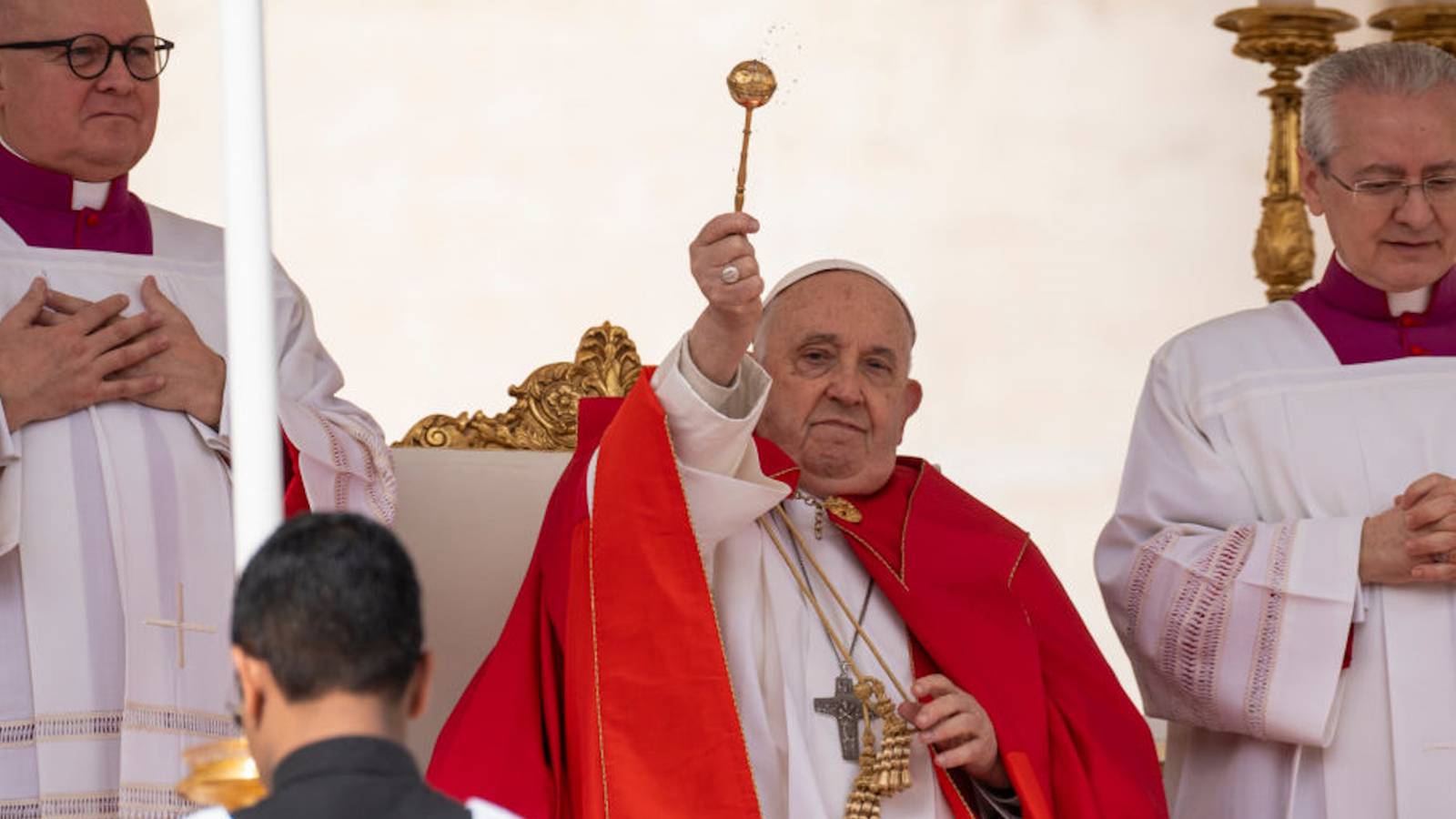 Pope Francis skips Palm Sunday homily, raising questions about his