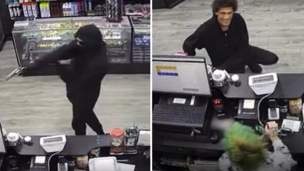 ‘It’s for a YouTube channel:’ Man pretends to rob vape shop before taking off mask, laughing