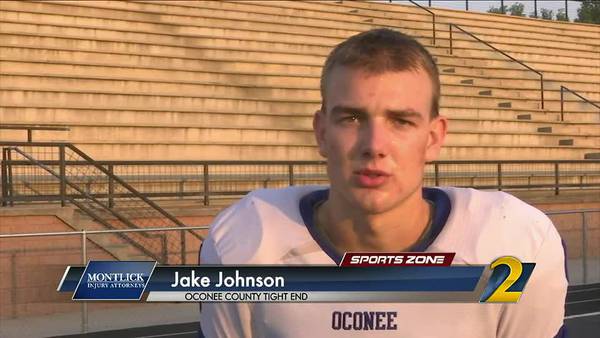 Oconee County's Jake Johnson: Montlick Injury Attorneys Athlete of the Week