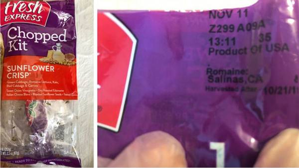 Recall alert: Salad kits could be contaminated with E. coli