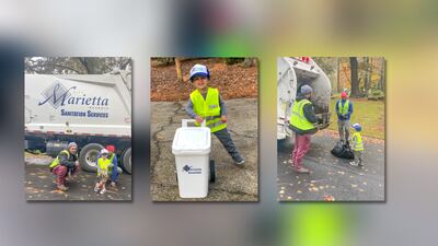Marietta child shows thankfulness by dressing up as city’s sanitation worker