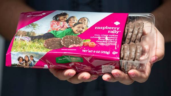 Atlanta area Girl Scouts pictured on boxes of new cookie that sold out in 24 hours