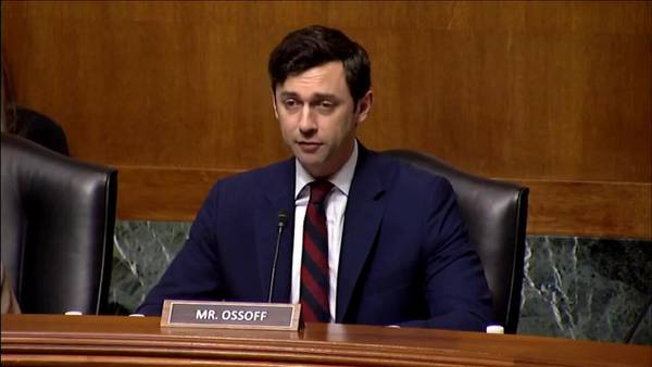 Sen. Ossoff says Channel 2 investigation helped launch child sex trafficking bill