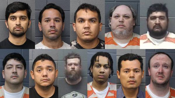 PHOTOS: 'Operation Masquerade' nabs nearly a dozen charged in child solicitation sting 