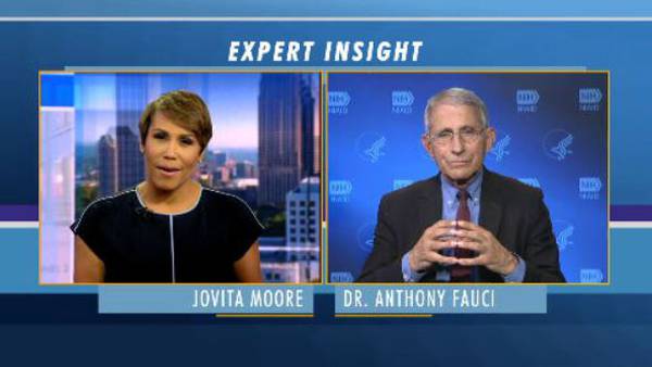 Channel 2 Anchor Jovita Moore talks 1-on-1 with Dr. Anthony Fauci about coronavirus in Georgia