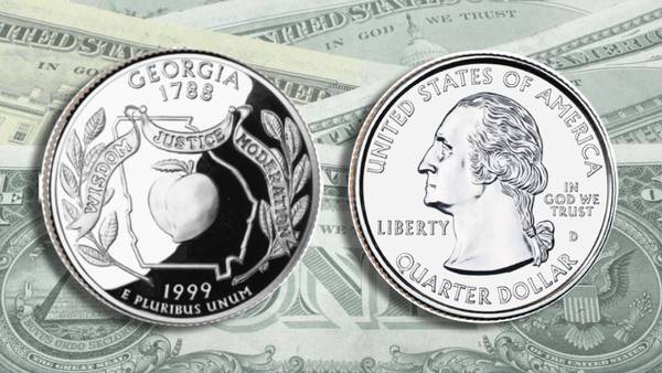 Check your pockets: This 1999 Georgia quarter could get you $10,000