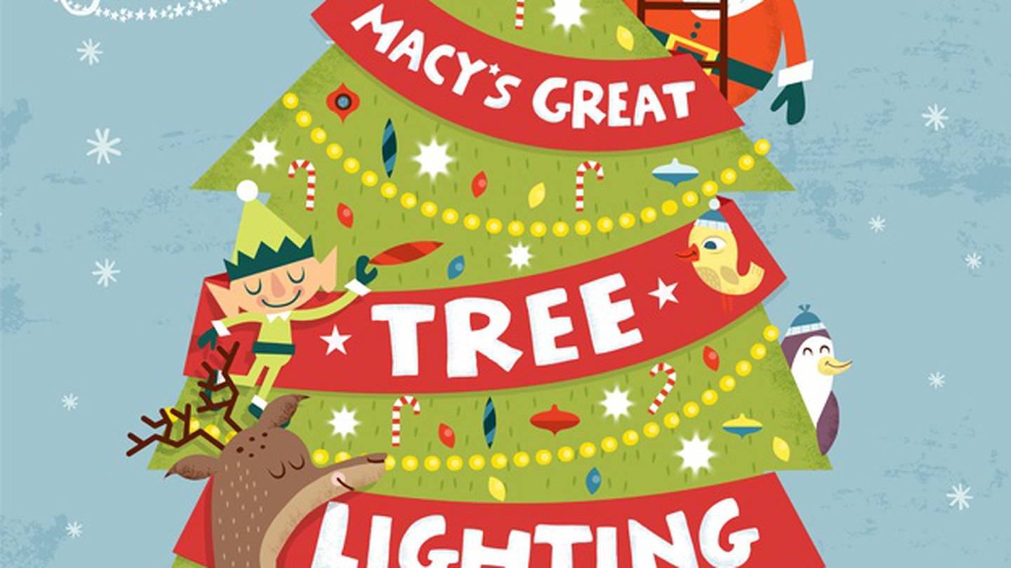 Macy's Great Tree lighting at Lenox Square WSBTV Channel 2 Atlanta