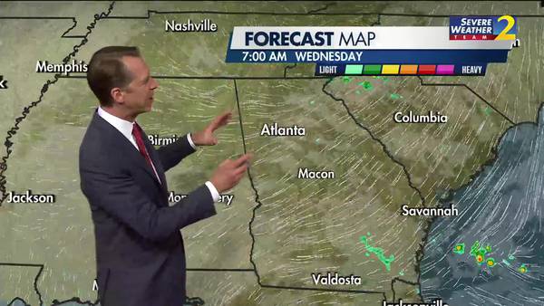 Partly cloudly, warm evening ahead with a chance for stray showers