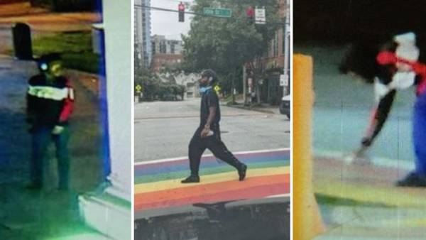 Police searching for suspect they say vandalized rainbow crosswalks twice in 2 days