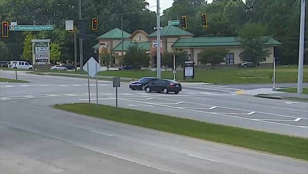 Crash video shows danger of running red lights